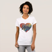 Regenboog Ally Heart Vector T-shirt Ontwerp_1 (Voorkant volledig)