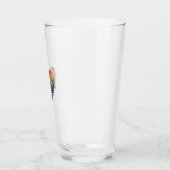 Regenboog Ally Heart Vector T-shirt Ontwerp_1 Glas (Links)