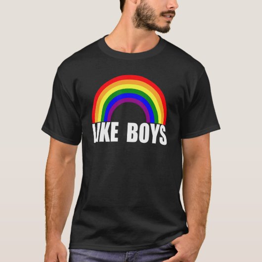 Regenboog als boogvanger t-shirt (Voorkant)