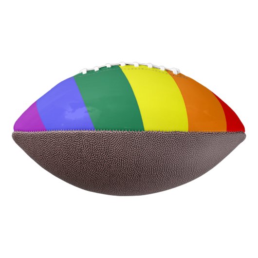 Regenboog American Football (Gedraaid 90)
