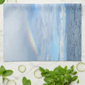 Regenboog Anacapa-eiland Theedoek (Gevouwen)