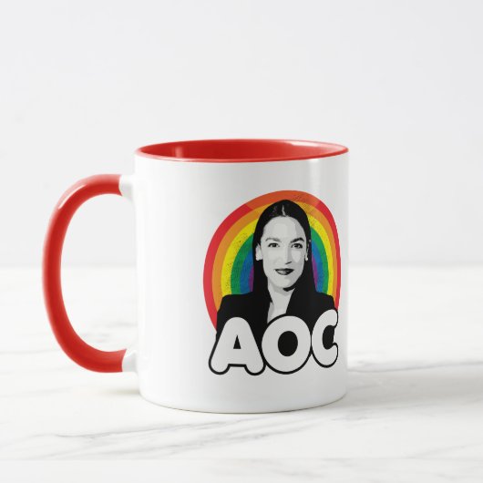 Regenboog AOC Mok (Links)