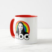 Regenboog AOC Mok (Voorkant links)
