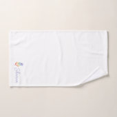 Regenboog Aquarel Bloem Monogram Handdoekenset Bad Handdoek (Handdoek)