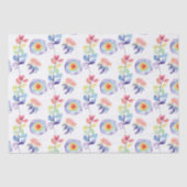 Regenboog Aquarel Bloem Papier (Voorkant)