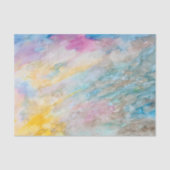 Regenboog Aquarel Decoupage Papier, Verjaardag Tissuepapier (Voorkant)