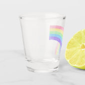 Regenboog Aquarel Shotglas Shot Glas (Links)