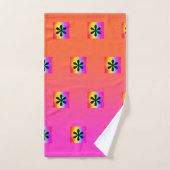 Regenboog Asterisk Herhaal Bad Handdoek (Handdoek)