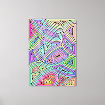 regenboog asymmetrische abstracte vormen 2