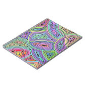 Regenboog asymmetrische abstracte vormen 2 notitieboek (Linkerzijde)