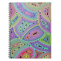 regenboog asymmetrische abstracte vormen 2
