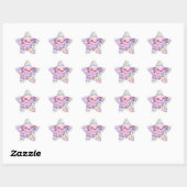Regenboog Axolotl Dromen Ster Sticker (Vel)