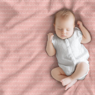 Regenboog Baby Deken Navy Roze Boho Charm