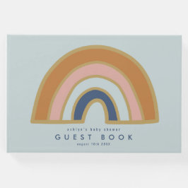  regenboog Baby shower Gastenboek