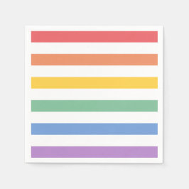 Regenboog Baby shower of Verjaardag Servet