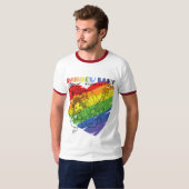 Regenboog Baby T-shirt (Voorkant volledig)