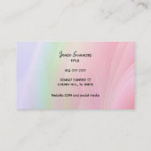  regenboog Babysitter-Visitekaartjes Visitekaartje (Achterkant)