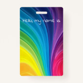 regenboog badge (Voorkant)