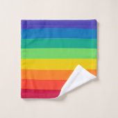 Regenboog badhanddoek set bad handdoek (Wasdoekje)
