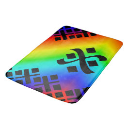 Regenboog Badmat