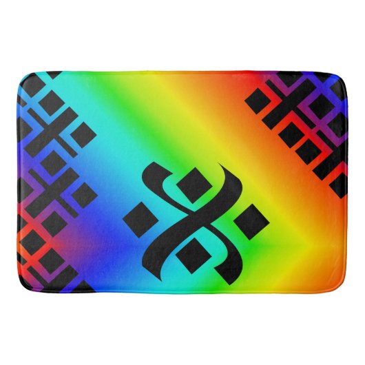 Regenboog Badmat (Voorkant)