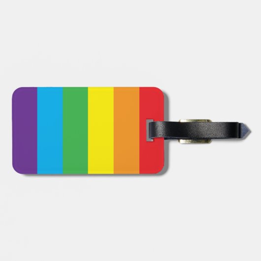Regenboog Bagagelabel (Achterkant horizontaal)