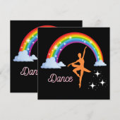 Regenboog Ballerina Dans (Voorkant / Achterkant)