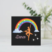 Regenboog Ballerina Dans (Staand voorkant)