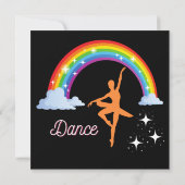 Regenboog Ballerina Dans (Achterkant)