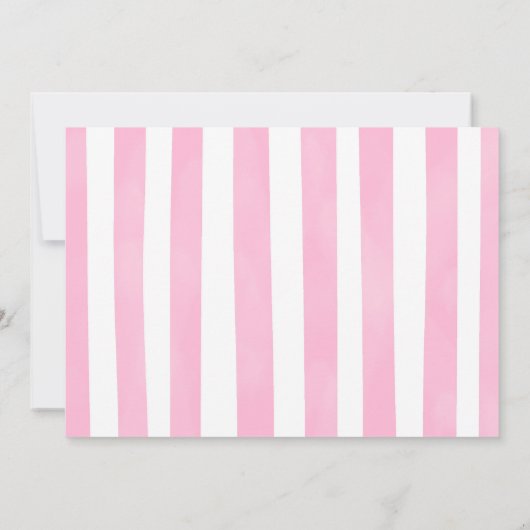 Regenboog Ballerina Foto Uitnodiging  (Achterkant)