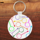 regenboog banjo sleutelhanger (Voorkant)