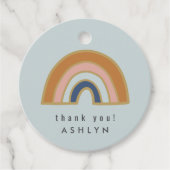  regenboog bedankjes labels (Voorkant)