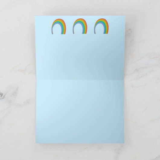 Regenboog bedankt kaarten (Binnen)