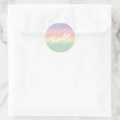 Regenboog Bedankt Sticker (Tas)