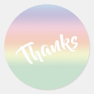 Regenboog Bedankt Sticker