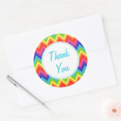 Regenboog Bedankt Stickers (Envelop)