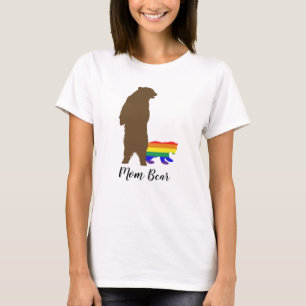 Regenboog Beer Moeder Trots LGBT T-shirt