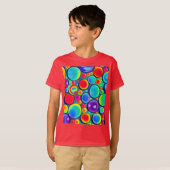 Regenboog Bellen T-shirt (Voorkant volledig)