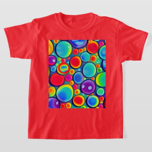 Regenboog Bellen T-shirt (Laagn)