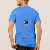 Regenboog Bellen Tri-Blend Shirt (Achterkant)