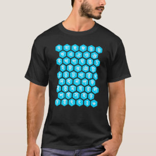 Regenboog Bengaalse Alfabetten Letters Leren Benga T-shirt