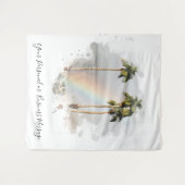 *~* Regenboog Berg EXOTISCHE TROPISCHE Palm AR11 Wandkleed (Voorkant (horizontaal))