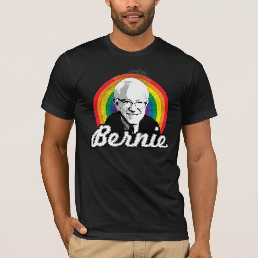 Regenboog Bernie T-shirt (Voorkant)