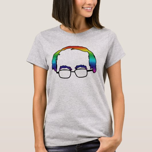 Regenboog Bernie T-shirt (Voorkant)