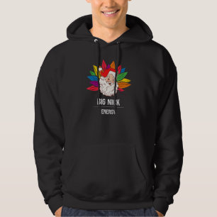 Regenboog Big Nick Energie Vintage Kerstman Knipo Hoodie