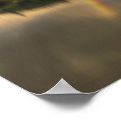 Regenboog bij Cascade Ponds Poster (Hoek)