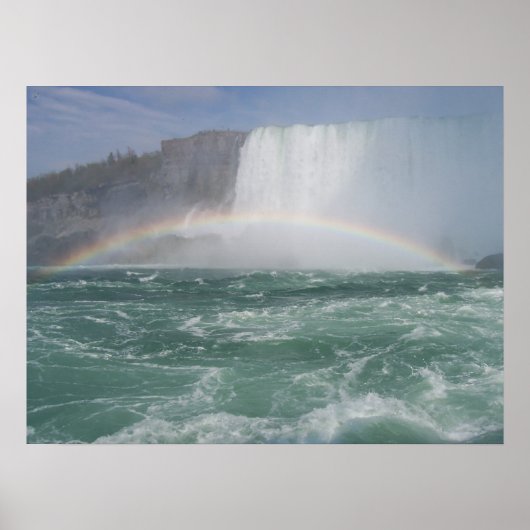 Regenboog bij NiagaraFalls Poster (Voorkant)