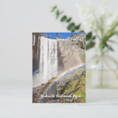 Regenboog bij Vernal Herfsten, Yosemite Briefkaart (Staand voorkant)