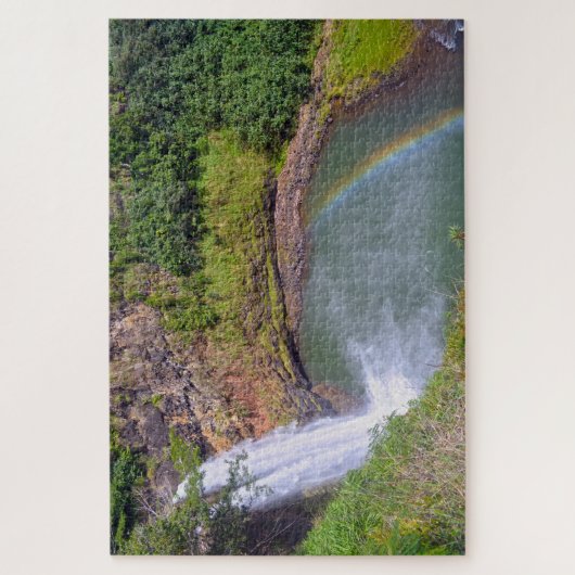 Regenboog bij Wailua Herfsten, Kauai, Hawaï Legpuzzel (Verticaal)