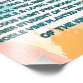 Regenboog Bijbelse bevestigingen w_Schrift 2 Foto Afdruk (Hoek)